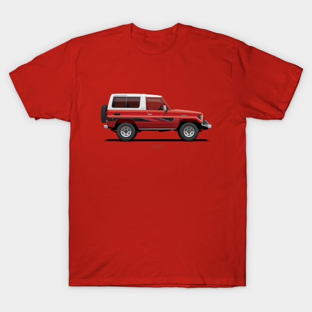 TLC 70 FRP Top Red T-Shirt by ARVwerks